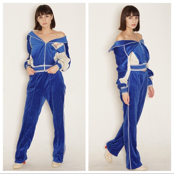 ‘80s vintage // levi’s olympic velour tracksuit